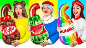 چالش غذایی - خواهر گرسنه و مادربزرگ