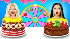 چالش غذایی - تزیین کیک با ماهی و جانوران دریایی