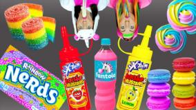 چالش غذایی - یونیکورن غذای رنگین کمانی