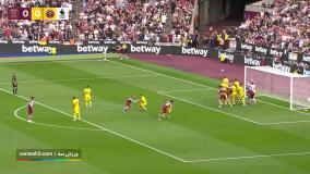 خلاصه بازی وستهم 2 -0 شفیلد یونایتد