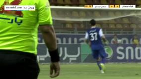 خلاصه بازی فوتبال : فولاد 1 - استقلال خوزستان 0