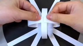 ساخت آدم برفی با کاغذ