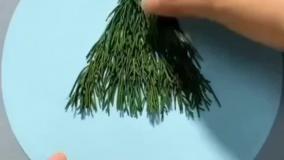 ساخت درخت کاج مصنوعی