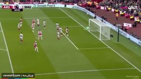 خلاصه بازی فوتبال آرسنال 5 - شفیلدیونایتد 0