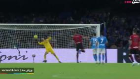 گل اول میلان به ناپولی توسط ژیرو دقیقه 22- 8 آبان ماه