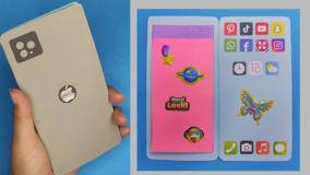 ساخت دفترچه یادداشت طرح آیفون