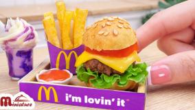 برگر مینیاتوری مک دونالد