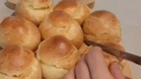 درست کردن نون خامه‌ای خانگی