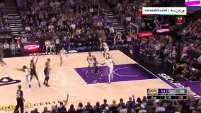 خلاصه بازی بسکتبال ساکرامنتو کینگز - لس آنجلس لیکرز -مهیج و جذاب NBA