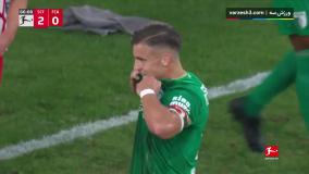 خلاصه بازی فرایبورگ 2 -0 آگزبورگ