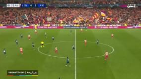خلاصه بازی لانس 2-1 آرسنال