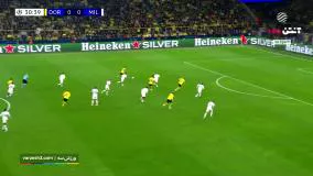 خلاصه بازی دورتموند 0 -0 آث میلان