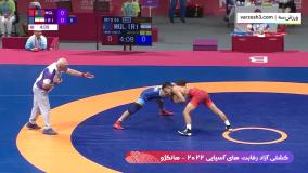 مدال نقره عموزاد در وزن 65 کیلوگرم