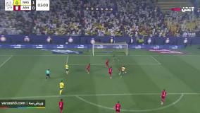 تاثیر گذاری رونالدو روی گل اول النصر با پاس تماشایی