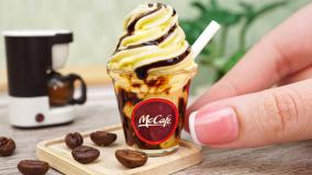 طرز تهیه قهوه لاته مک کافه مینیاتوری