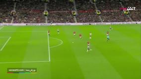 گل اول نیوکسل به منچستریونایتد توسط آلمیرون