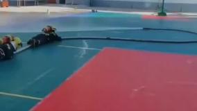 لوله آتش نشانی اگر وِل بشه اینجوری می‌گیرنش؟