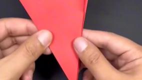 ساخت گل کاغذی بسیار زیبا