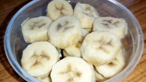 طرز نگهداری موز در فریزر بمدت طولانی بدون سیاه شدن با روشی ساده و آسان