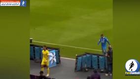 کلیپ واکنش جالب کریستیانو رونالدو به شعار "مسی مسی" الهلالی ها