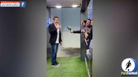 درگیری لفظی افشین پیروانی با خبرنگار استقلالی + سند