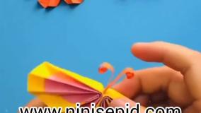 کاردستی پروانه کاغذی