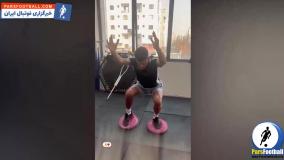 کلیپ تمرینات اختصاصی مرتضی پورعلی گنجی