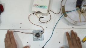 سیم کشی برق پنکه سقفی 😃😄