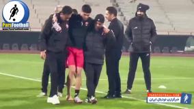 شوک به پرسپولیس پیش از دیدار با الدحیل ؛ این ستاره مصدوم شد ؟ + سند