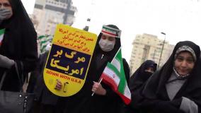 راهپیمایی باشکوه 22 بهمن در مشهد مقدس