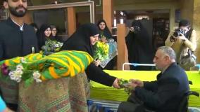 عیادت خادمیاران رضوی از جانبازان سرافراز آسایشگاه امام خمینی(ره)