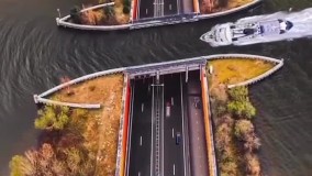 وقتی شاهکار مهندسی، انسان را از زیر آب عبور می‌دهد!