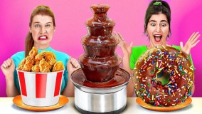 چالش خنده‌دار تست کردن غذهای مختلف