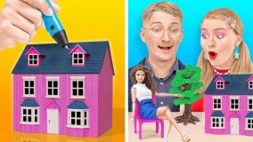 چالش خنده‌دار دختر بازیگوش