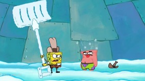 انیمیشن باب اسفنجی: برف بازی با پاتریک
