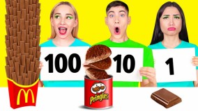 چالش خنده‌دار: شکلات های مختلف