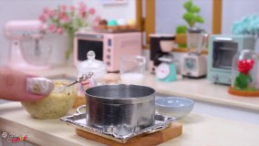 آموزش تزیین کیک با طرح جذاب برگر