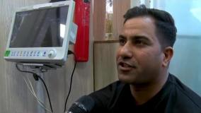 خادمان سلامت در خدمت میهمانان نوروزی حرم مطهر رضوی