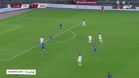 خلاصه بازی ایتالیا 1 - انگلیس 2