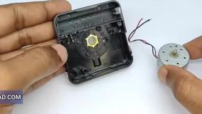 با این ترفند ساعت دیواری رو به پنکه تبدیل کن!