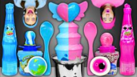 چالش غذایی: غذای آبی و صورتی