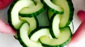 سفره آرایی - تزیین سالاد