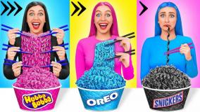 چالش غذایی: چالش خنده دار تند یا آهسته