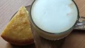 ترفند درست کردن لاته جذاب