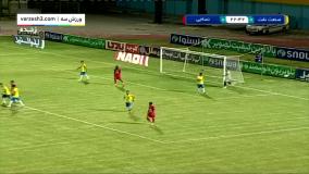 خلاصه بازی صنعت نفت آبادان 4-0 نساجی مازندران
