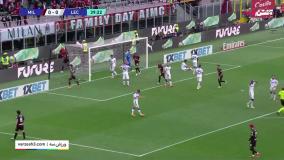 خلاصه بازی آث میلان 2-0 لچه