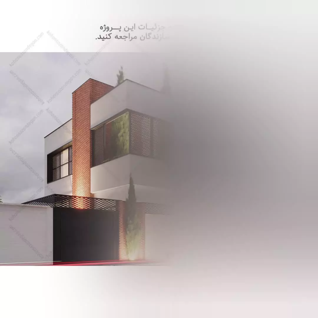 طراحی ویلای دوبلکس لاکچری و مدرن در کنگان_بوشهر