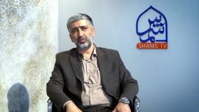 گفتگو با سعید صالحی مدیر مهمانسرای حضرت درحاشیه نمایشگاه رواق خدمت