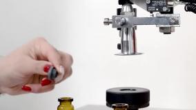 دستگاه درب بند ویال پیچی برقی