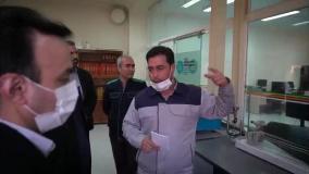 بازدید رئیس بنیاد بهره وری موقوفات آستان قدس رضوی از شرکت نخریسی و نساجی خسروی خراسان